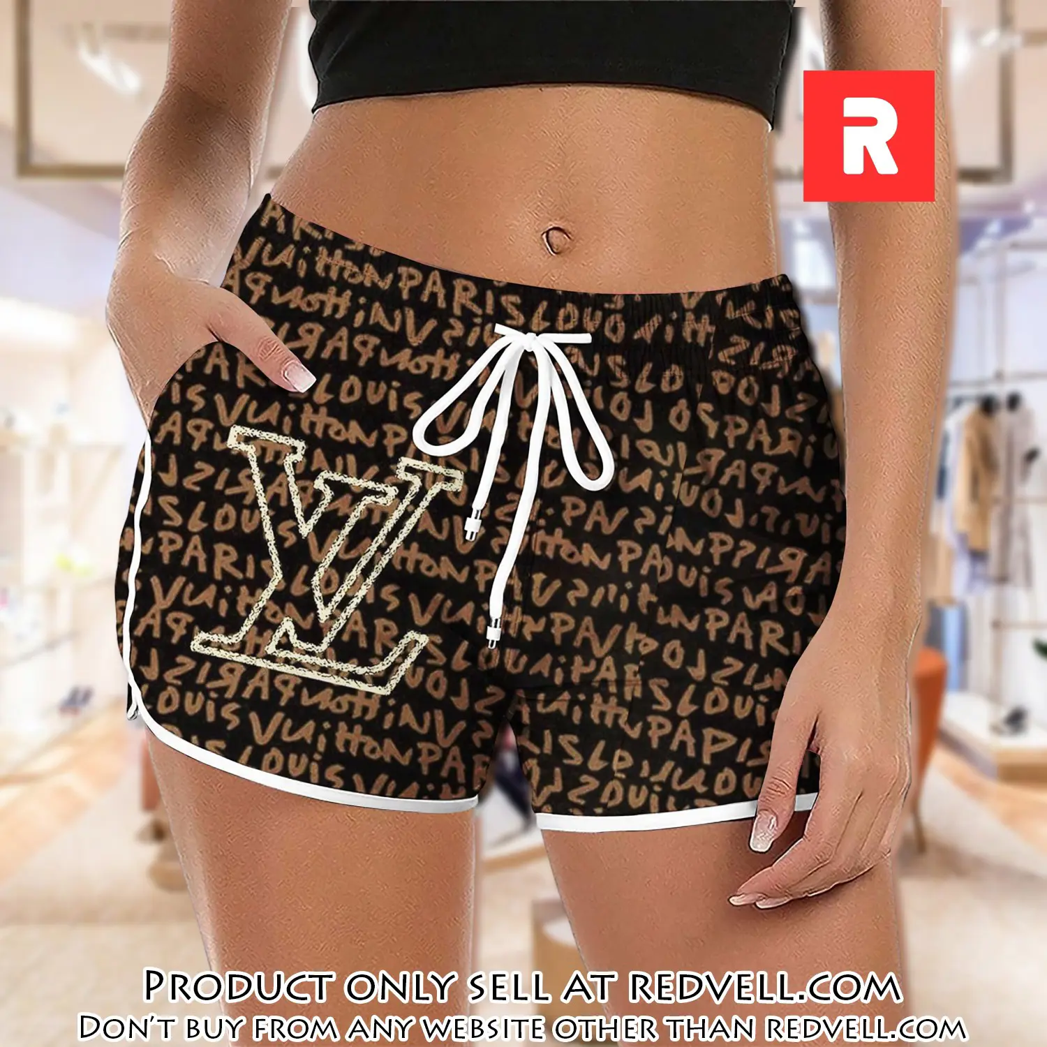 Limited edition lv women shorts lady beach shorts wms1020 rv5551013
